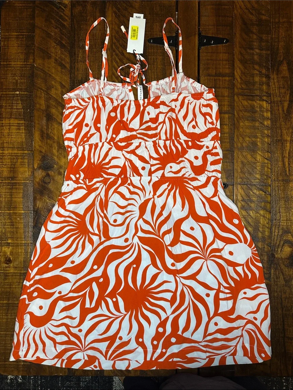 Sanctuary Women's Sol Searcher Mini Column Swim Cover Up Dress in NWT SZ Large